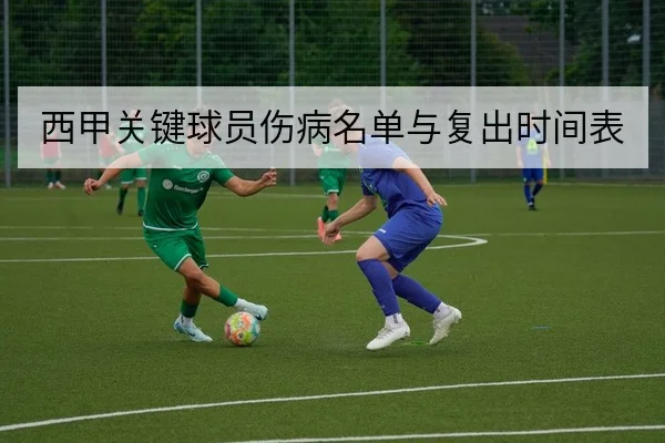 西甲关键球员伤病名单与复出时间表
